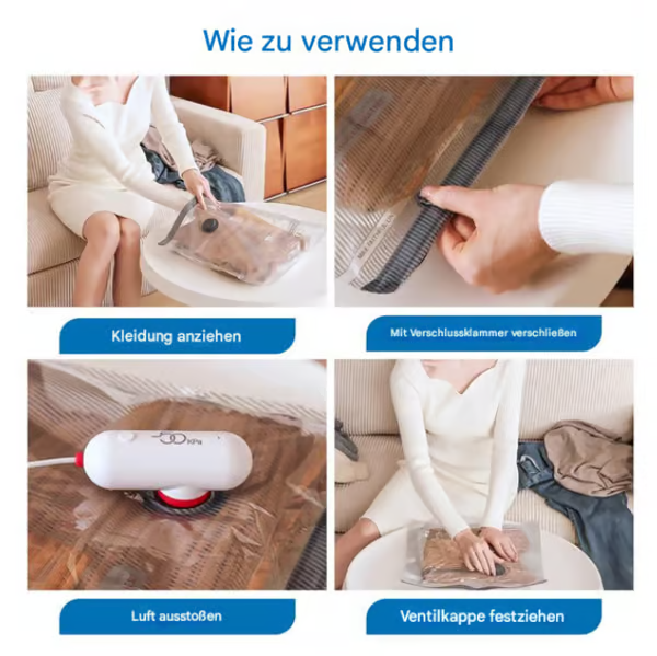SpaceSaver – USB Compressieset voor Reizen | 50% KORTING