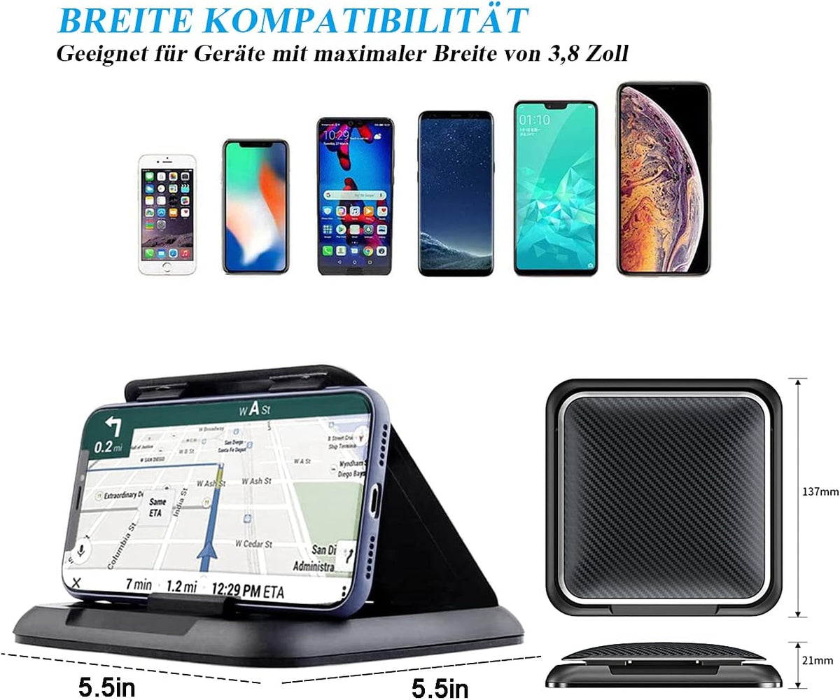Telefoonhouder Auto - Veilig, Compatibel en Verstelbare Kijkhoek