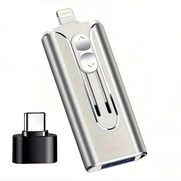 32~256 GB Micro USB + 8-pins + USB 3.0 4-in-1 handige computer-U-schijf | 50% KORTING