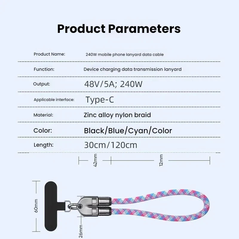 PowerLink – 240W PD snellaadkabel | 1+1 GRATIS
