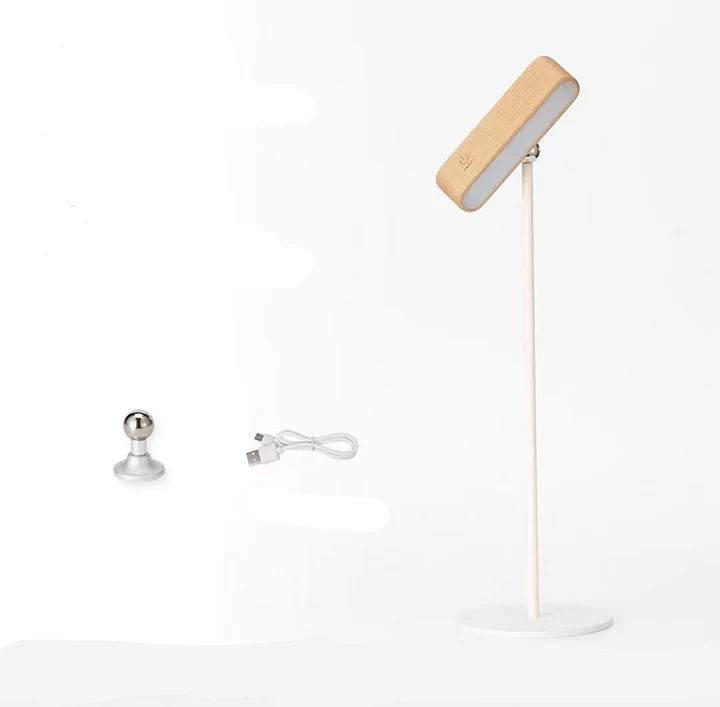 LuminoWood - 360° roterende magnetische lamp | 50% KORTING