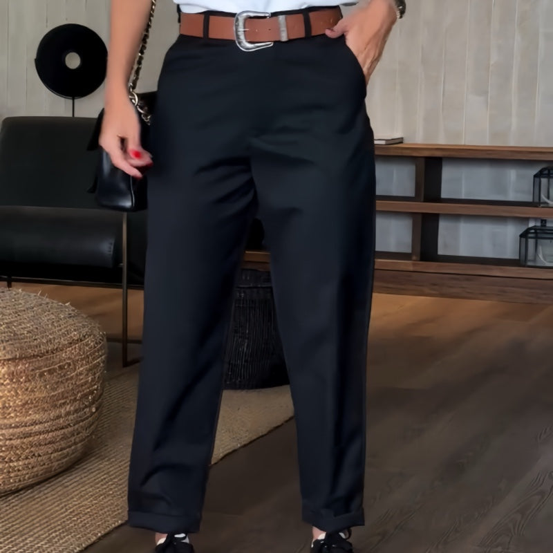 Lior - Dames Hoge Taille Casual Rechte Blazerbroek