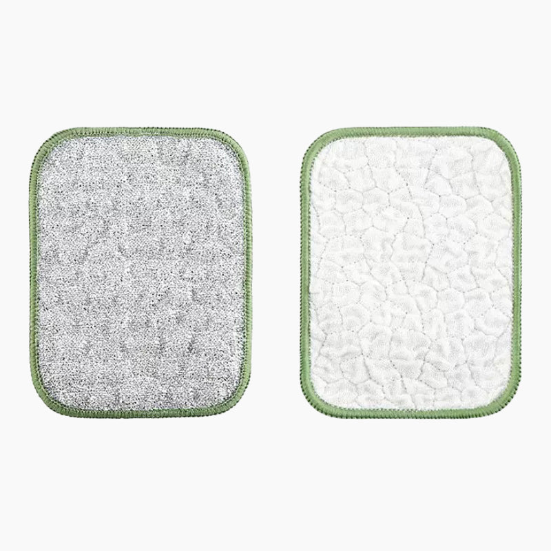 DoubleClean – Dubbelzijdige, krasvrije staalborstelreinigingsdoek | 50% KORTING
