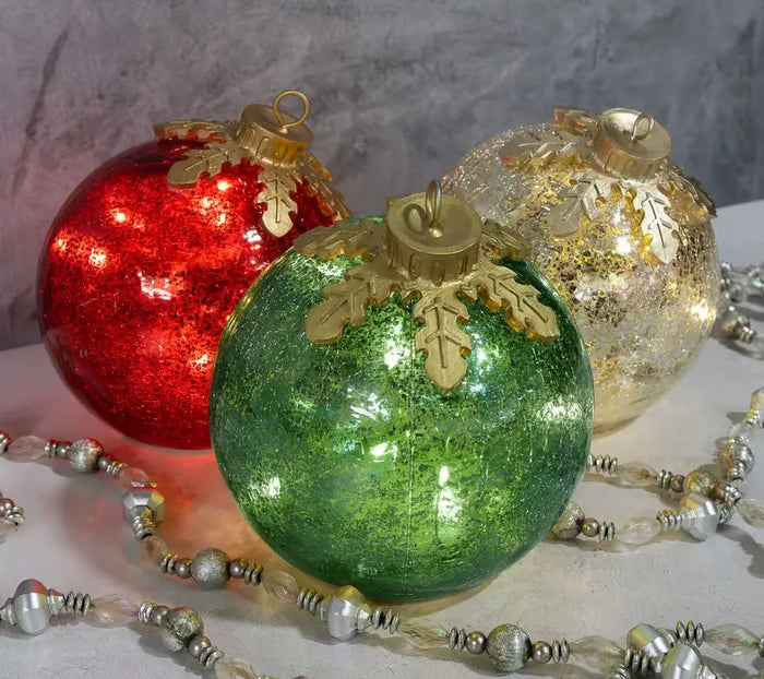 LumiGlobe – LED-kerstbal met timer