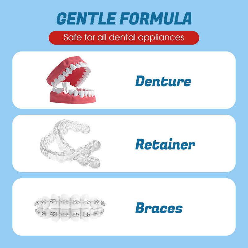 CrystalPure — Bruistabletten Gebitsprothese Reiniging | 1+2 GRATIS