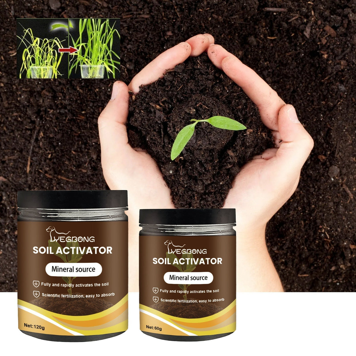 RootRise™ – Tuinmest 120g voor Sterke Wortelgroei & Luchtige Grondstructuur | 1+1 GRATIS