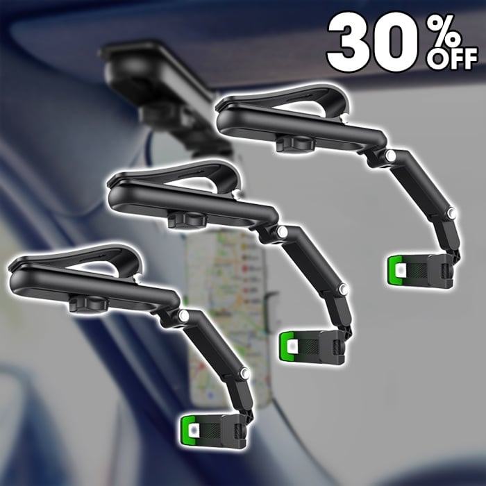 FlexMount™ 360° draaibare en uitschuifbare autotelefoonhouder