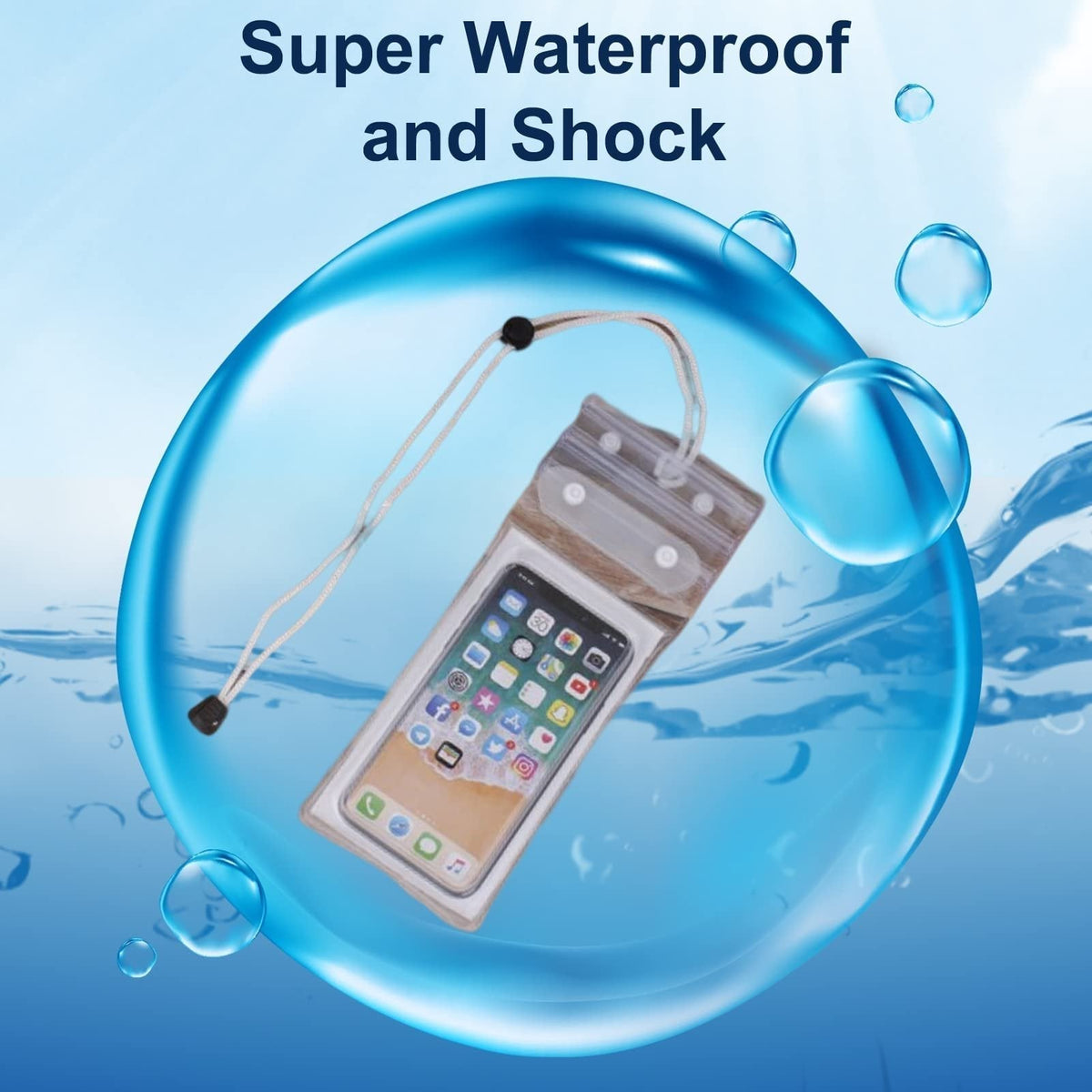AquaShield — Waterdichte Telefoonhoes | 1+1 GRATIS