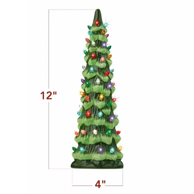 CeramiGlow – Handbeschilderde keramische kerstboom