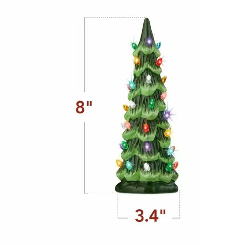 CeramiGlow – Handbeschilderde keramische kerstboom