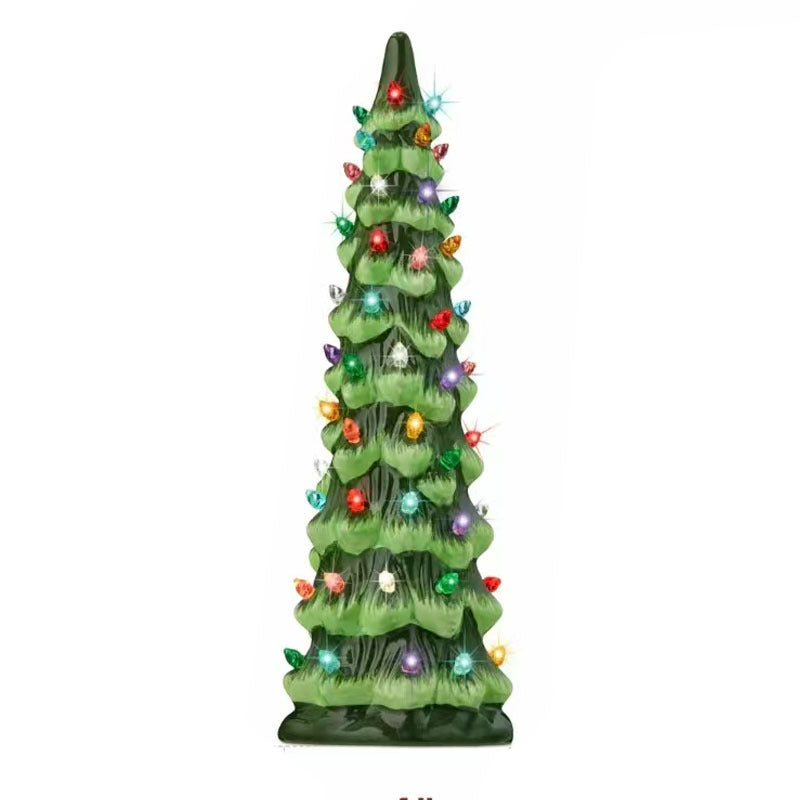CeramiGlow – Handbeschilderde keramische kerstboom