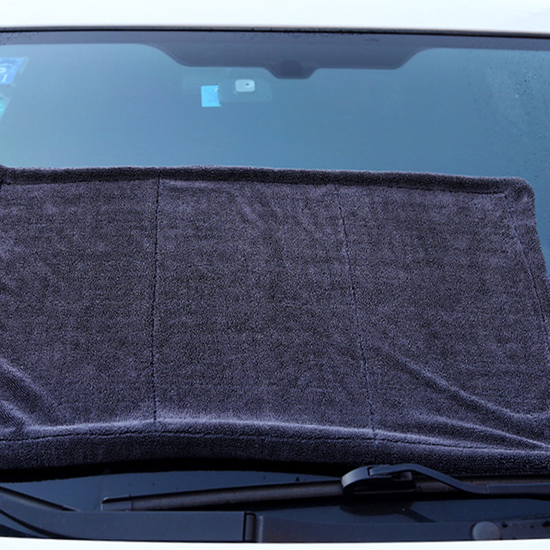 Gedraaide microvezeldoek voor het wassen van auto's en het reinigen van ruiten