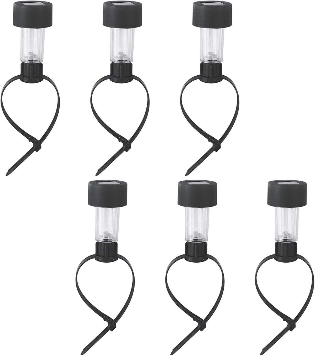 SolarSplash – Set van 6 zonne-zwembadlampen voor bovengrondse zwembaden