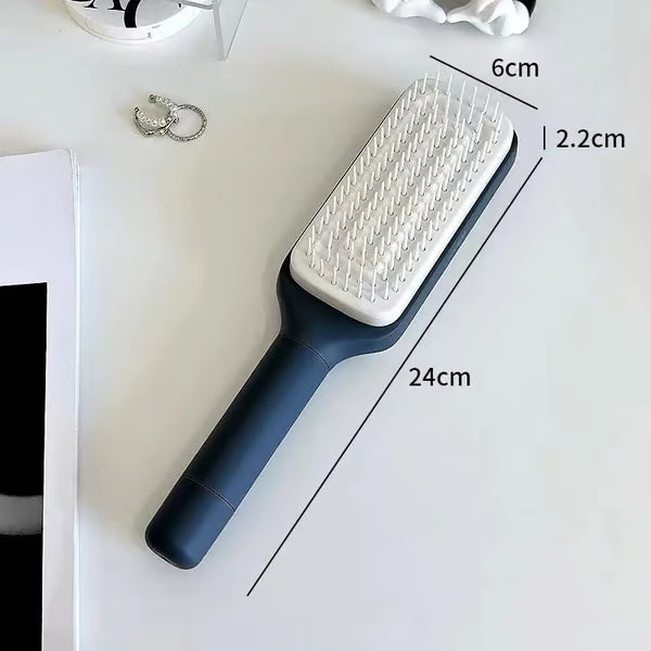 CleanBrush™ – Roterende zelfreinigende haarborstel | 1+1 GRATIS
