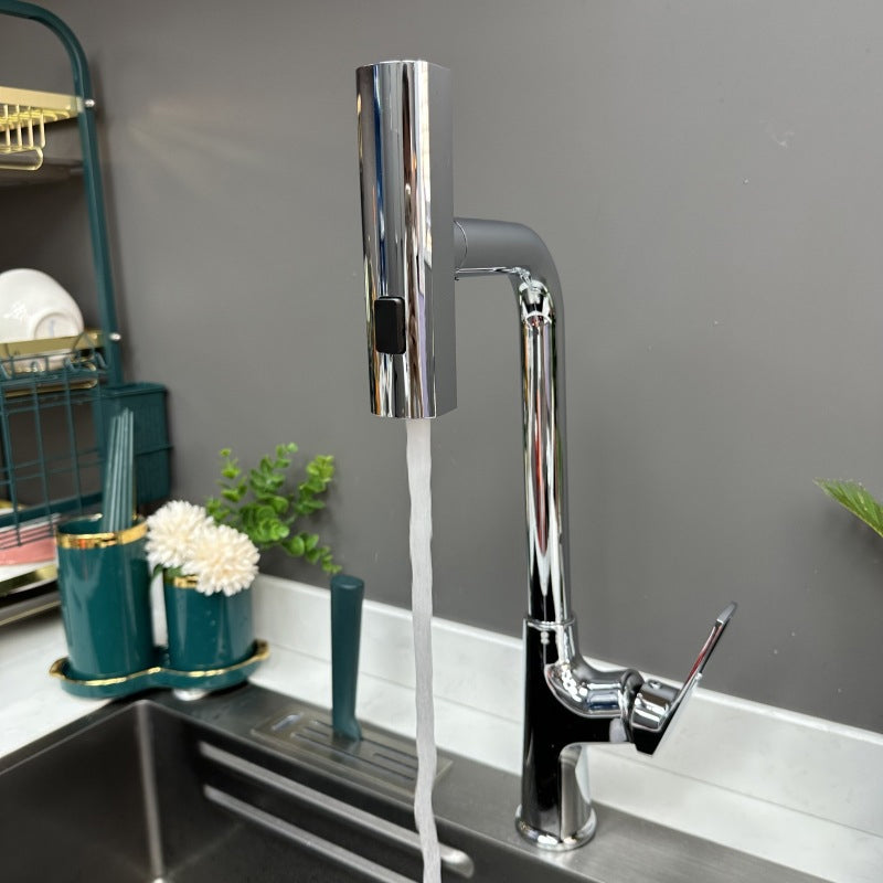 FlexiFlow™ – Uittrekbare Keukenkraansproeier voor Maximaal Bereik & Minimale Spetters | 50% KORTING