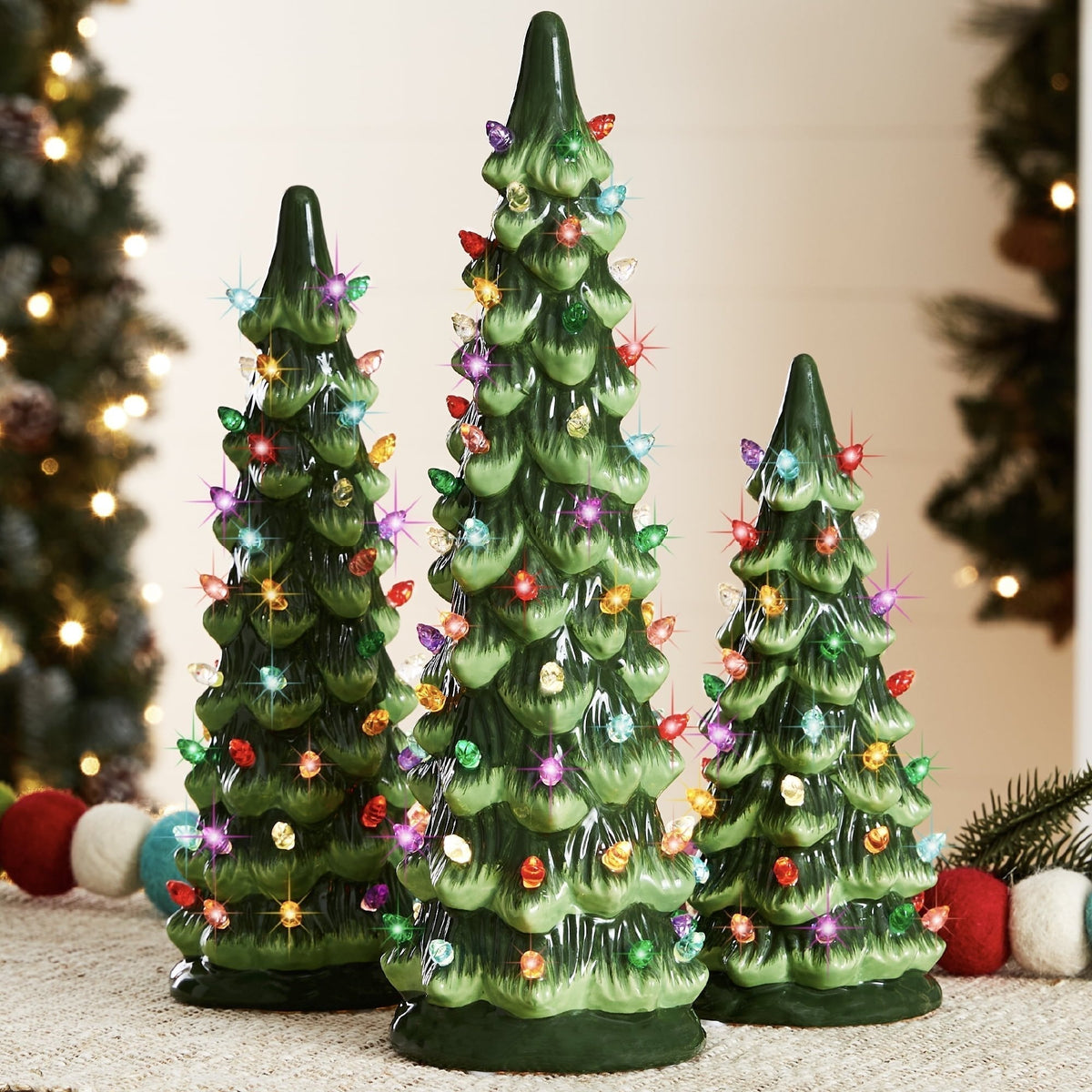 LumiGlow – Handbeschilderde LED-Kerstboom | 50% KORTING