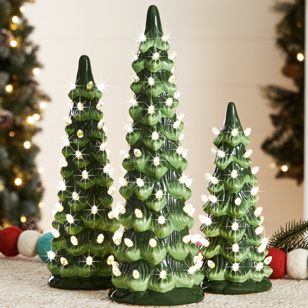 LumiGlow – Handbeschilderde LED-Kerstboom | 50% KORTING