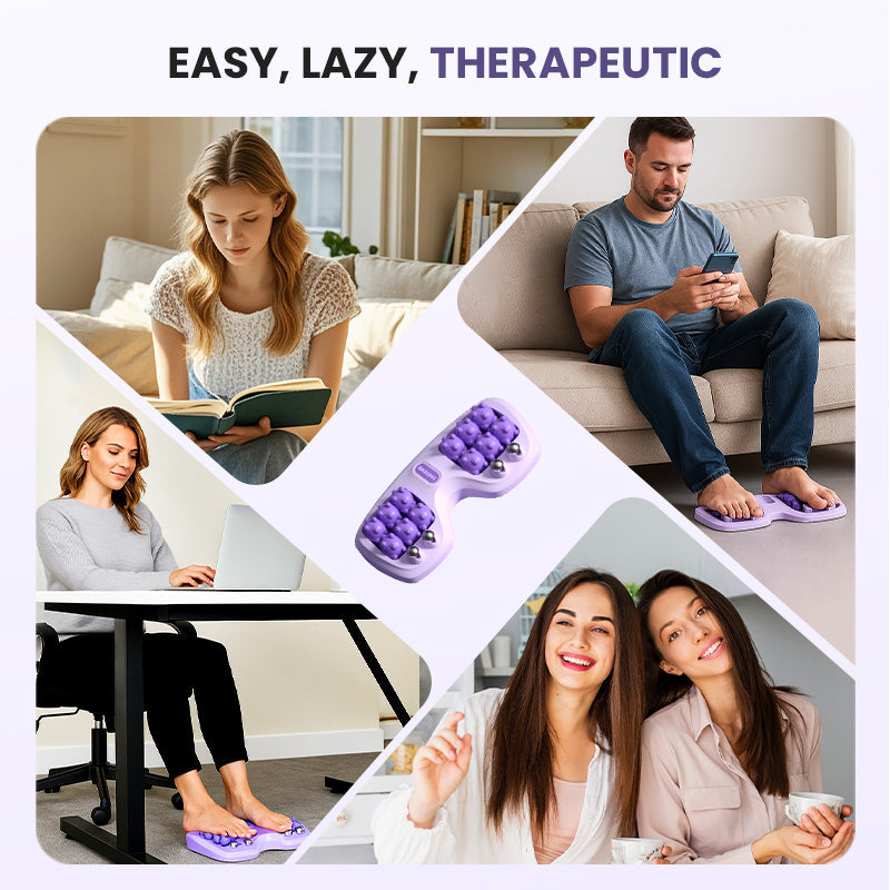 FootRelax – Draagbare 2-in-1 voetmassageroller | 1+1 GRATIS