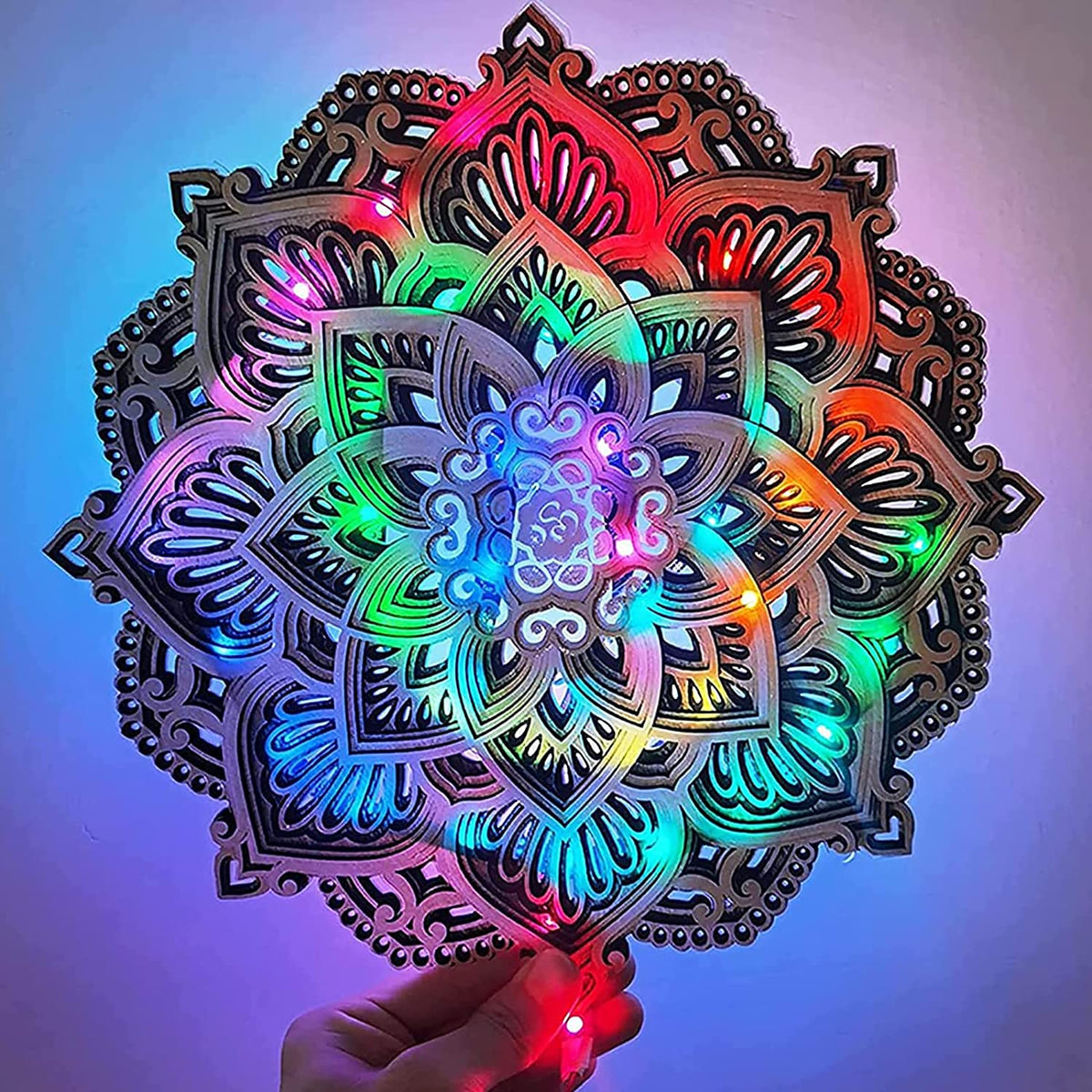 Lumora – Mandala LED-wandlamp  | 50% KORTING