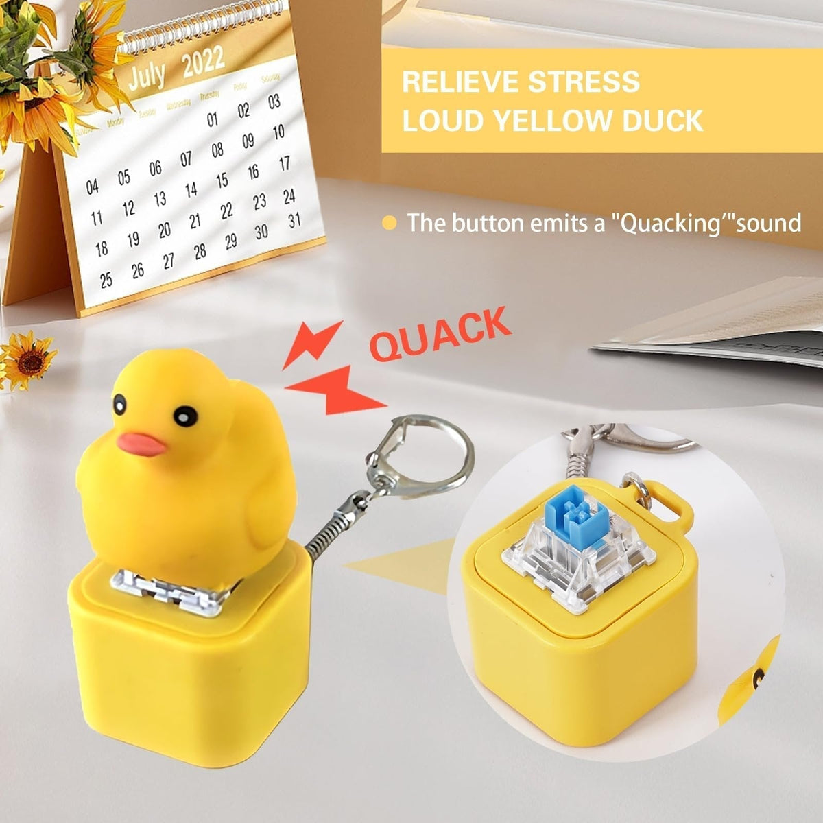 FroGlow Croaking Keychain – Stress verminderen