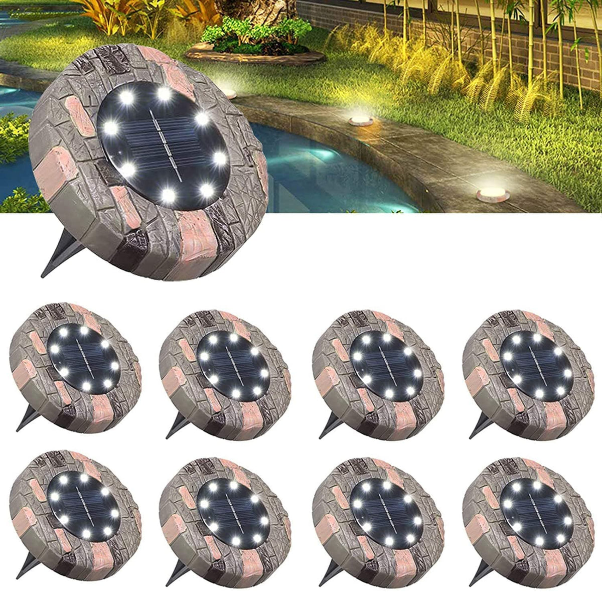 LumaPath — Solar Tuinverlichting | 1+1 GRATIS
