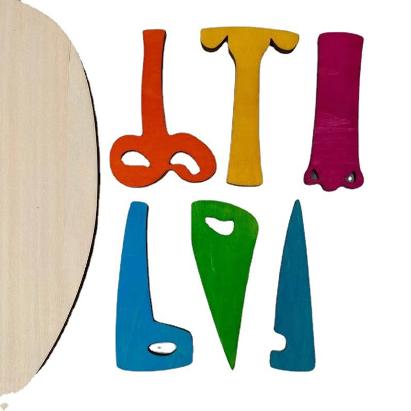 KleineMeester - Houten Montessori Puzzels (26 Houten Delen) | 50% KORTING
