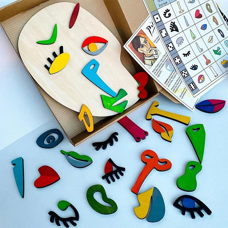 KleineMeester - Houten Montessori Puzzels (26 Houten Delen) | 50% KORTING