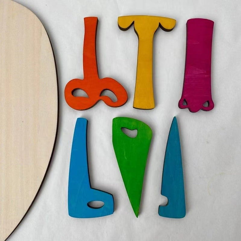 KleineMeester - Houten Montessori Puzzels (26 Houten Delen) | 50% KORTING