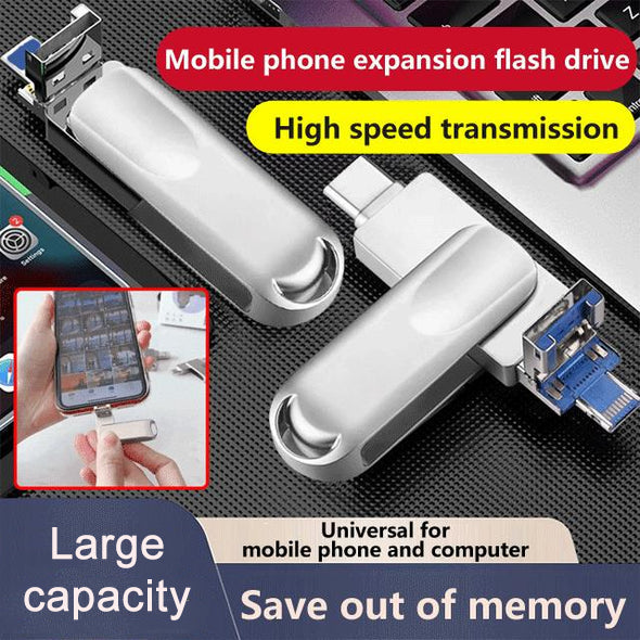 Rive – Multifunctioneel 4-in-1 USB-flashgeheugen
