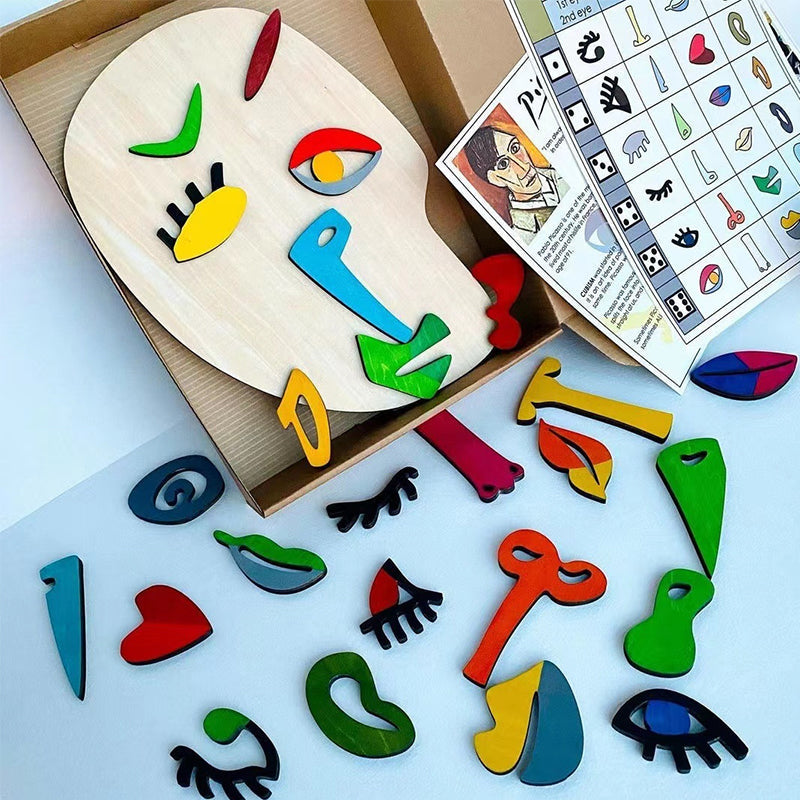 KleineMeester - Houten Montessori Puzzels (26 Houten Delen) | 50% KORTING
