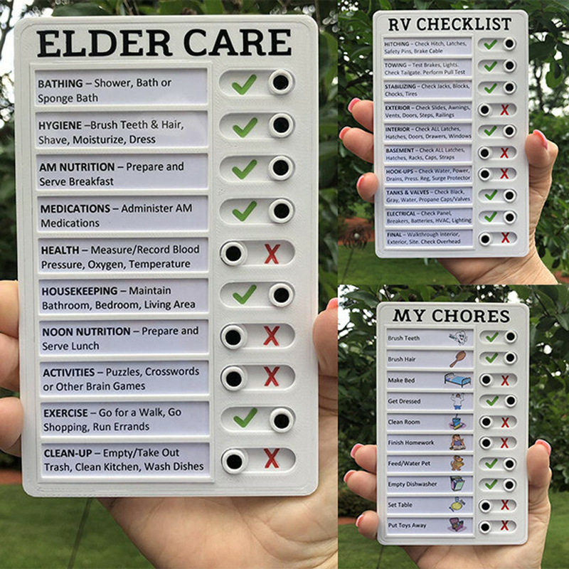 ChecklistBuddies - Maak klusjes leuk en overzichtelijk met de aanpasbare checklist | 50% KORTING
