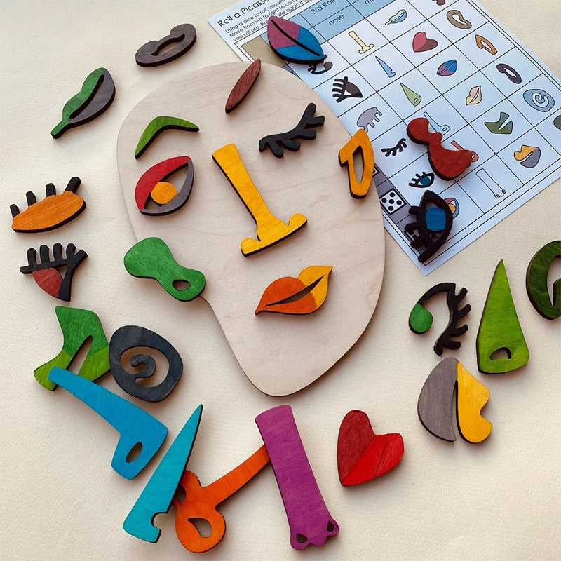 KleineMeester - Houten Montessori Puzzels (26 Houten Delen) | 50% KORTING