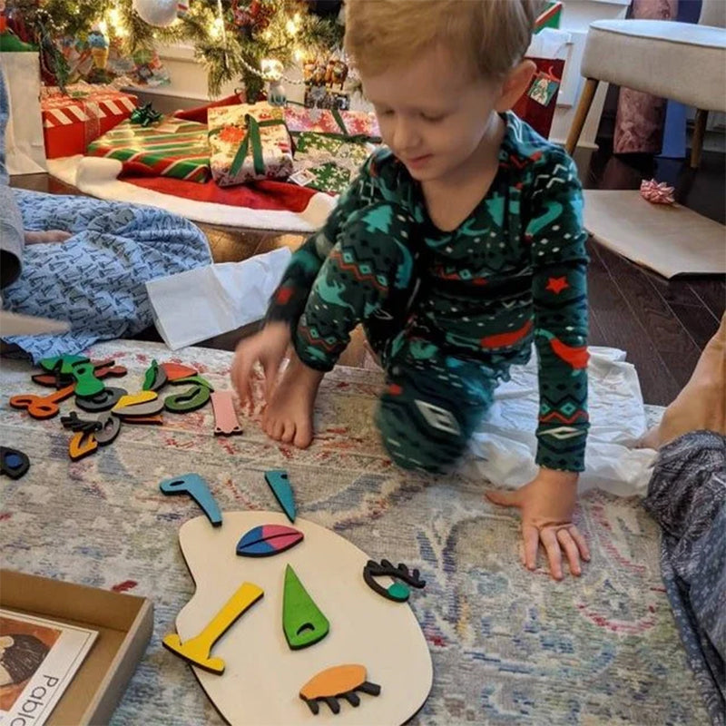 KleineMeester - Houten Montessori Puzzels (26 Houten Delen) | 50% KORTING