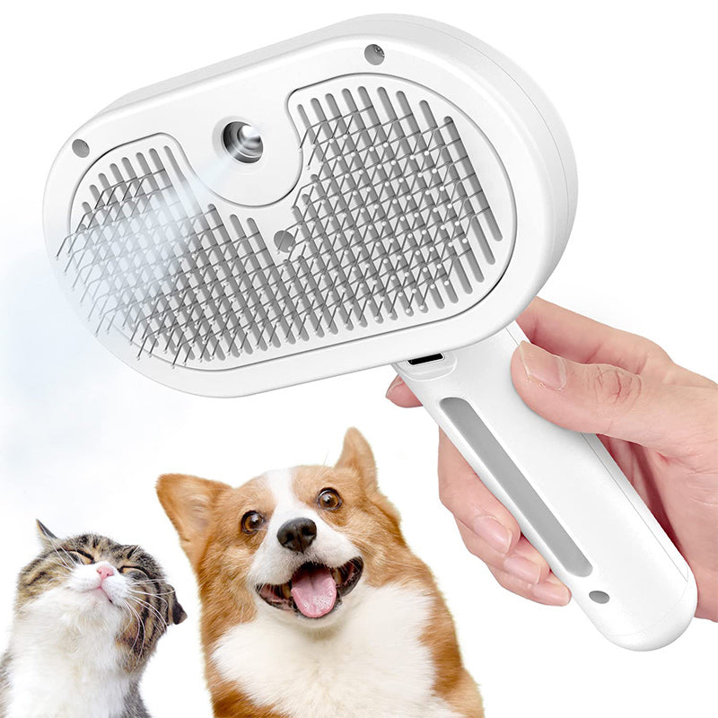 Kattenborstel Met Sprayfunctie - Gezonde Vacht & Minder Losse Haren