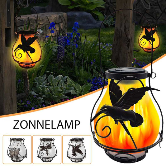 FlameGlow™ - Duurzame Lantaarnlampen op Zonne-energie voor Verlichting Dag en Nacht