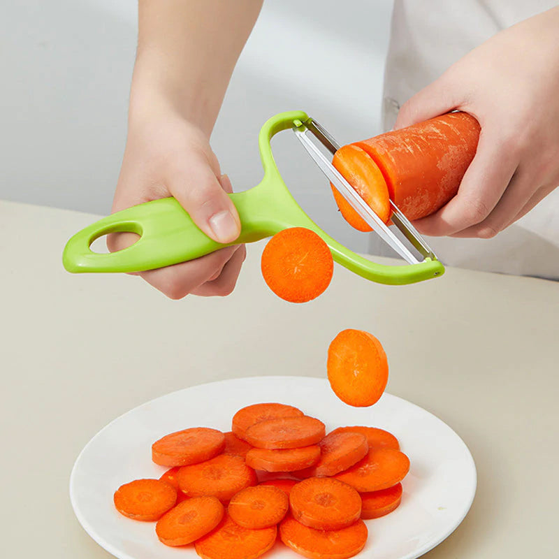 SliceMaster - Ultrascherp mes voor moeiteloos schillen en snijden | 1+1 GRATIS