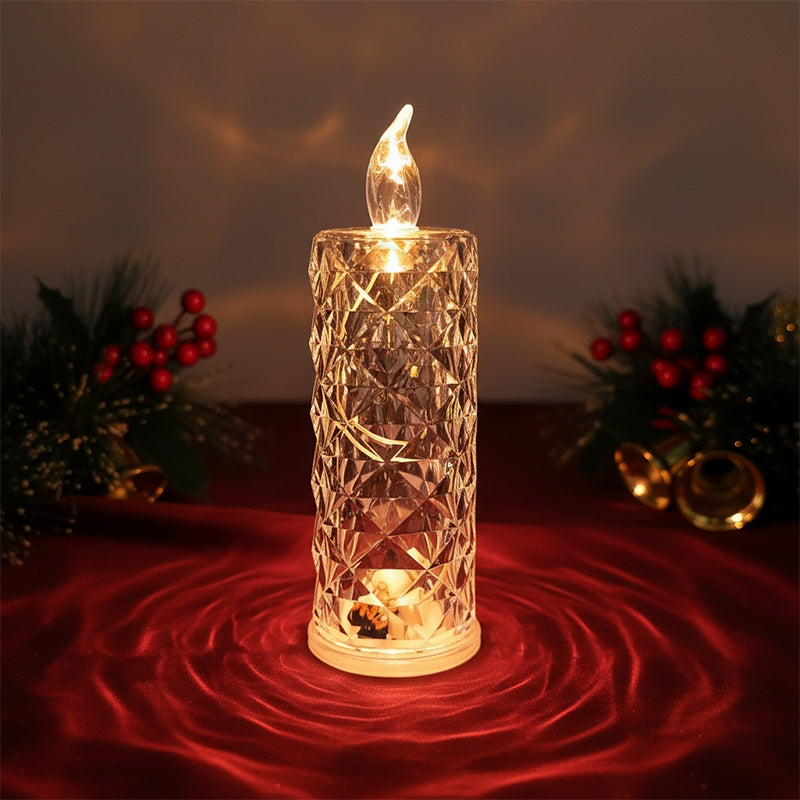 LumiGlow – LED Kristalkaars Lamp | 1+2 GRATIS