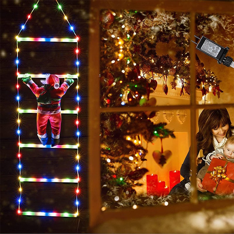 Xmasglow – Kerstladderverlichting met de Kerstman