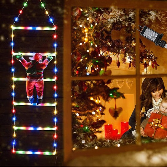 Xmasglow – Kerstladderverlichting met de Kerstman