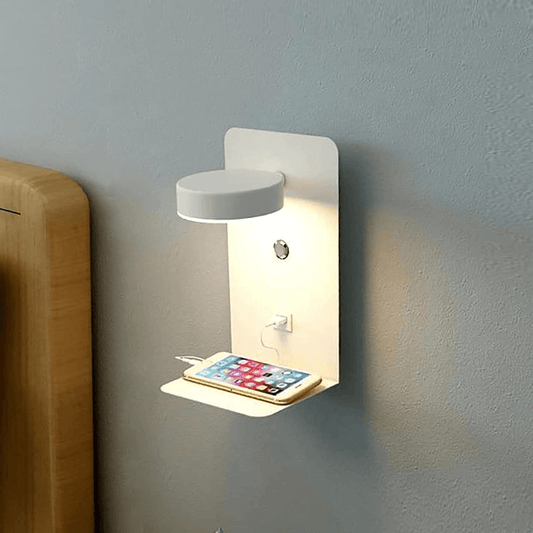 Slim Nachtlicht met Oplaadstation - Energiebesparend en Multifunctioneel