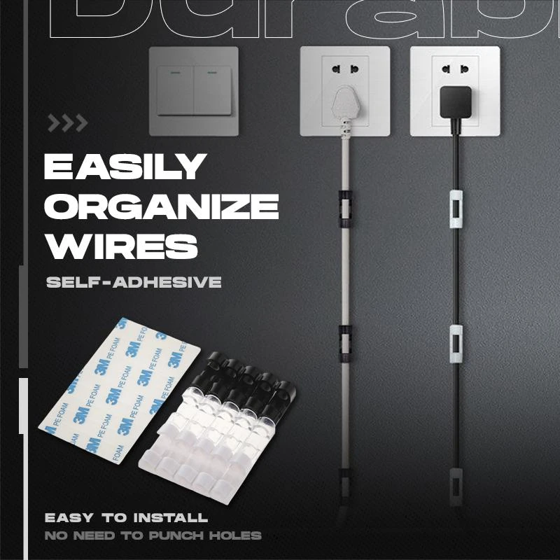 ClampLux — Kabel Organizer Clips | 50% KORTING