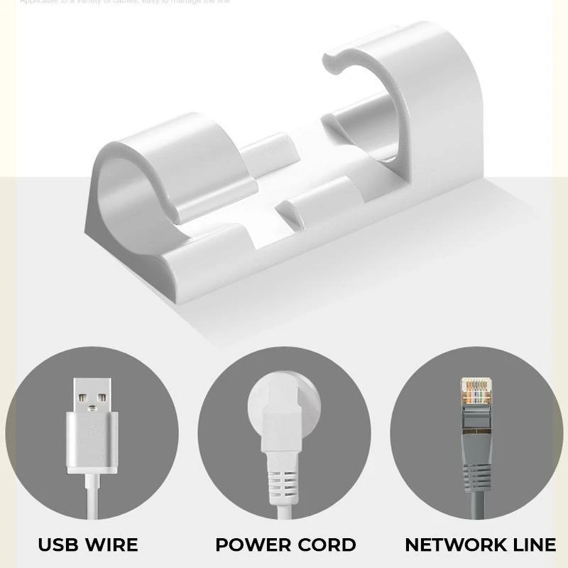 ClampLux — Kabel Organizer Clips | 50% KORTING
