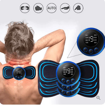 Draagbare massage-apparaat met 8 standen en LCD-scherm