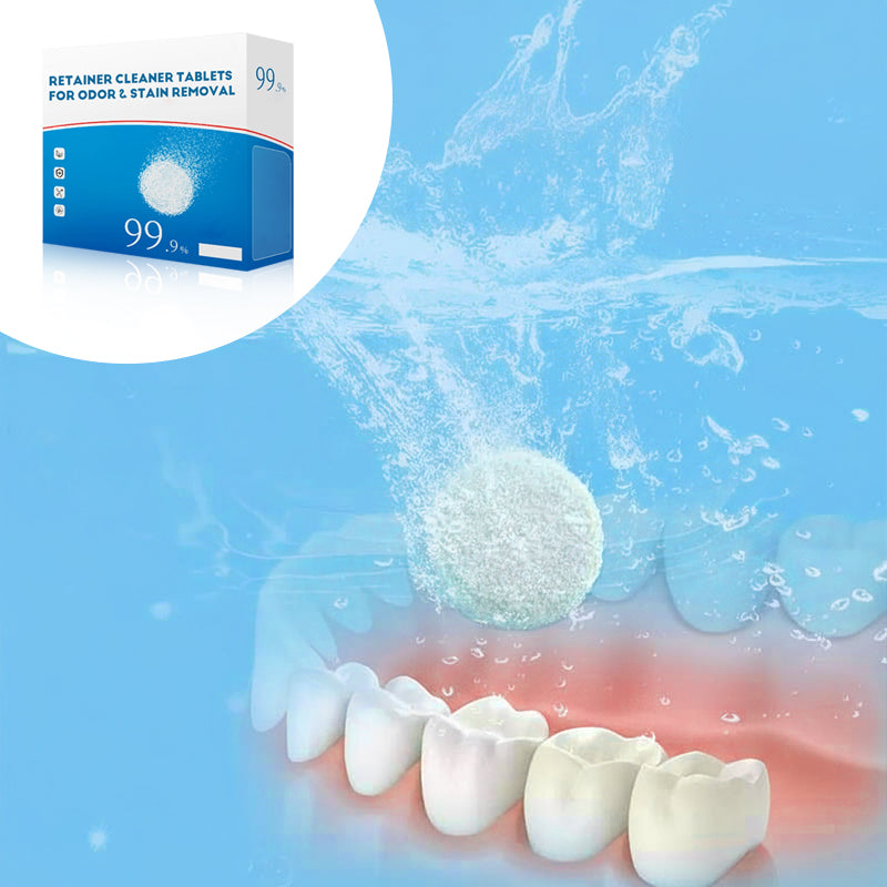 CrystalPure — Bruistabletten Gebitsprothese Reiniging | 1+2 GRATIS