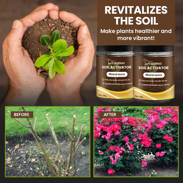 SoilRevive 120g – Bodem Activator Poeder | 1+1 GRATIS