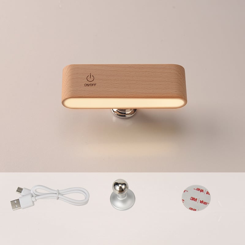 LuminoWood - 360° roterende magnetische lamp | 50% KORTING