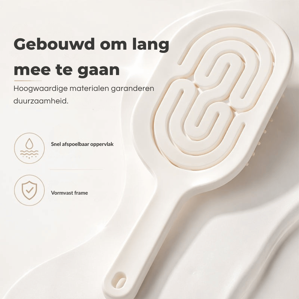 CleanSweep — Zelfreinigende Ontklittende Haarborstel | 1+1 GRATIS