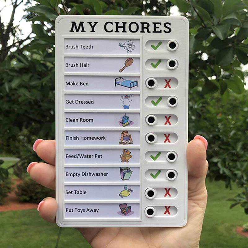 ChecklistBuddies - Maak klusjes leuk en overzichtelijk met de aanpasbare checklist | 50% KORTING