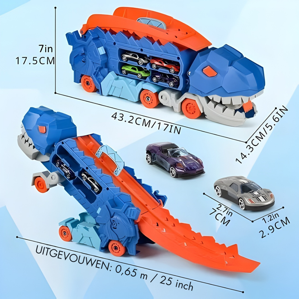 DinoMorph – 4-in-1 Transformer Reuzen-truck & Dino-speelset | 50% KORTING