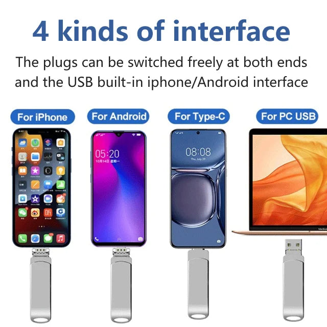 Rive – Multifunctioneel 4-in-1 USB-flashgeheugen